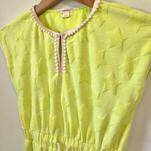 Crewcuts Terrycloth Stars Coverup Dress, Size 7 - Picture 7 of 11
